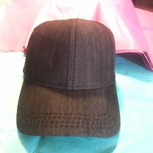 C.C. Ponytail Denim Baseball Cap Hat